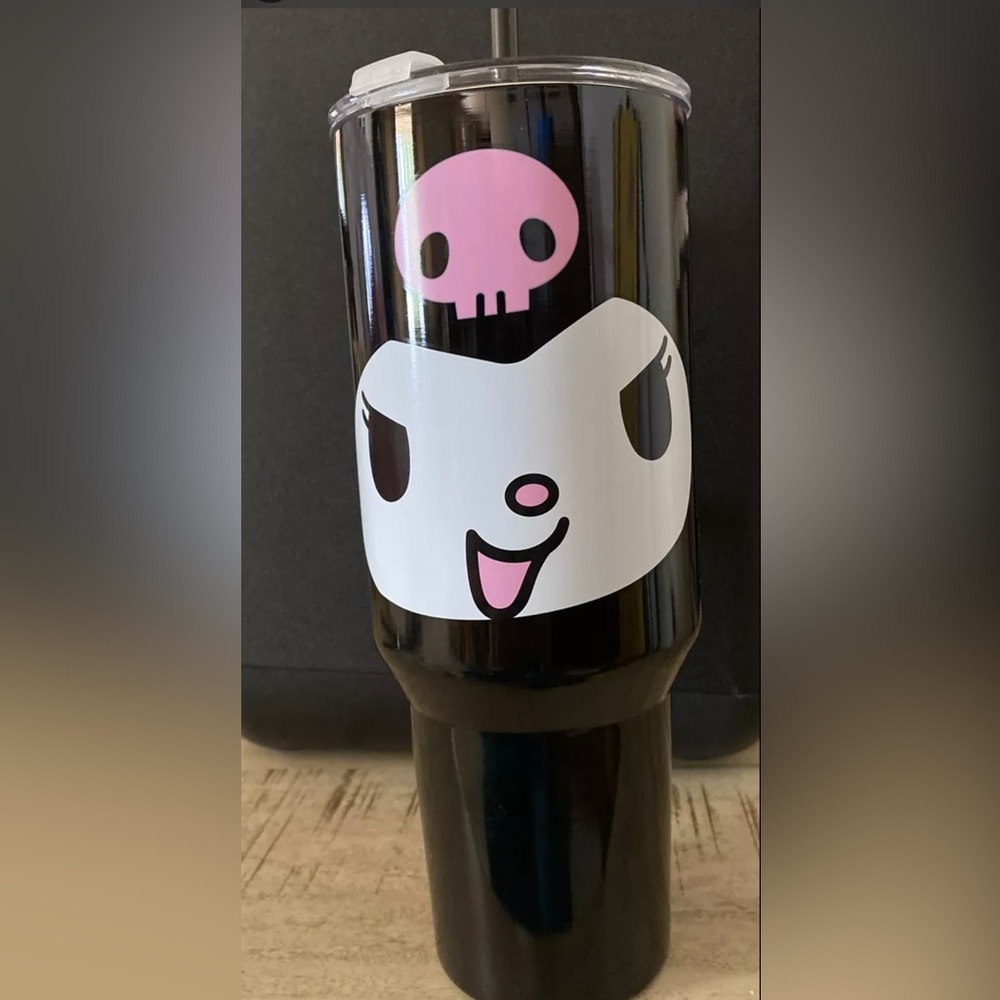 New Kuromi 40 Oz. Stainless Steel Tumbler With Staw
